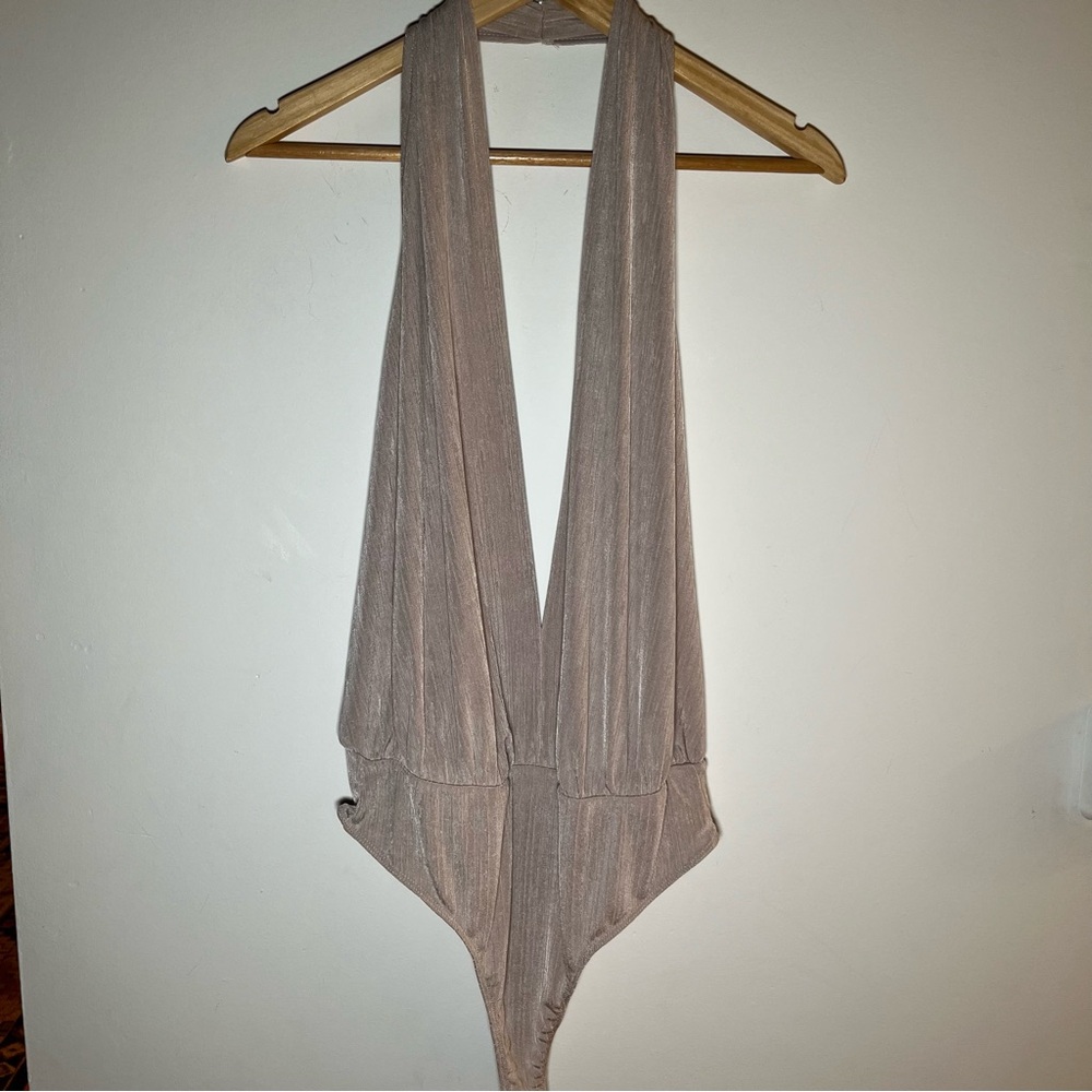 Lush Backless Halter Body Suit
